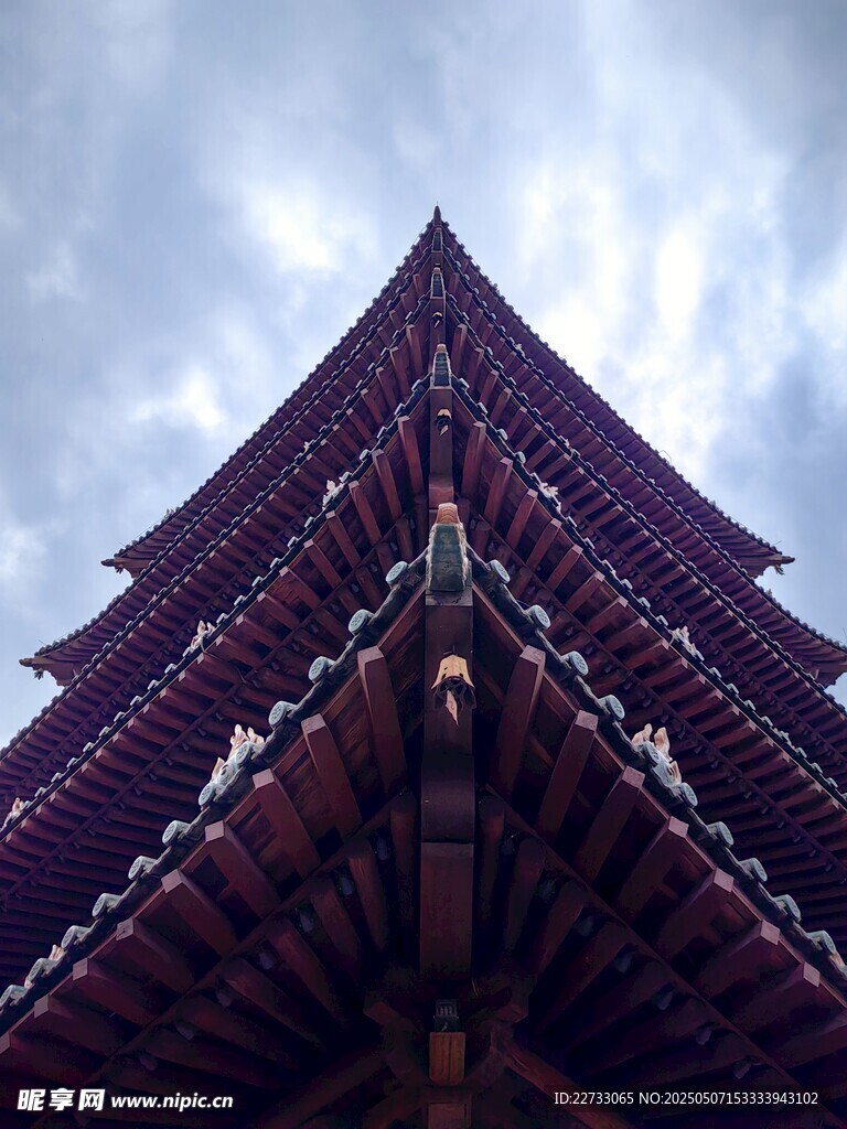 中式古建筑飞檐
