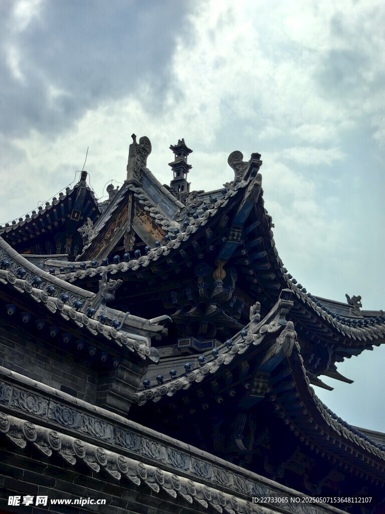 中式古建筑屋顶