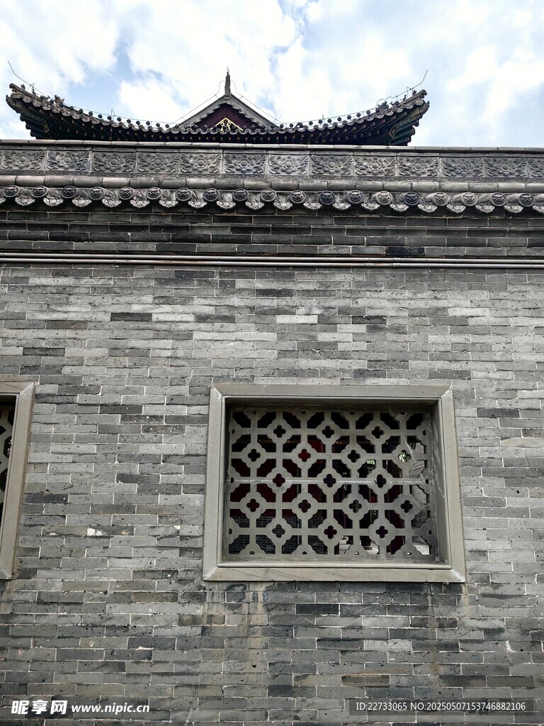 中式古建筑墙面