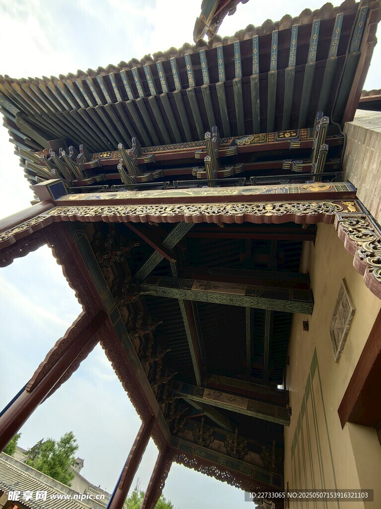 中式古建筑屋檐