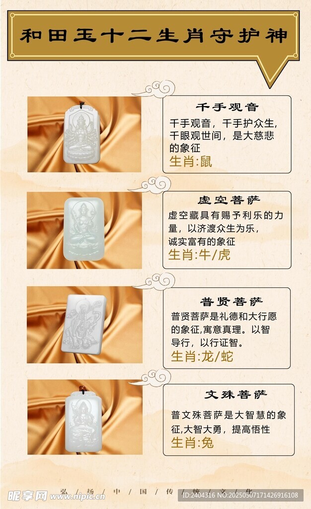 玉器 生肖守护神海报
