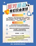 面对挑战我们只会更强海报