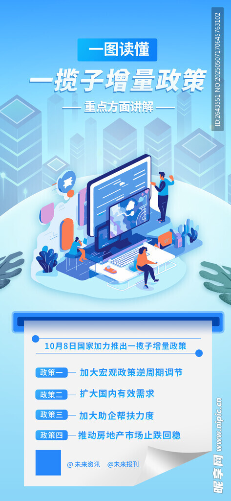 2点5D科技风一揽子增量海报