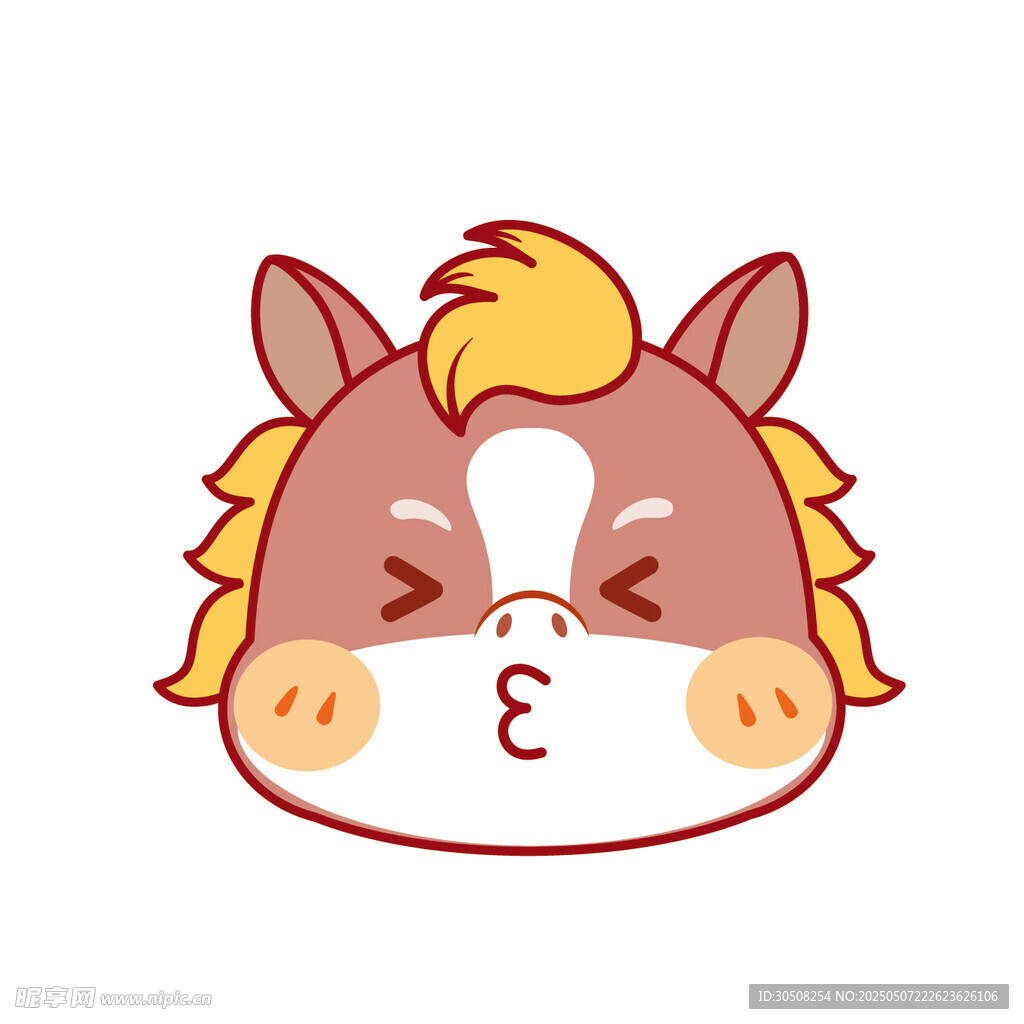 喜韵可爱萌马