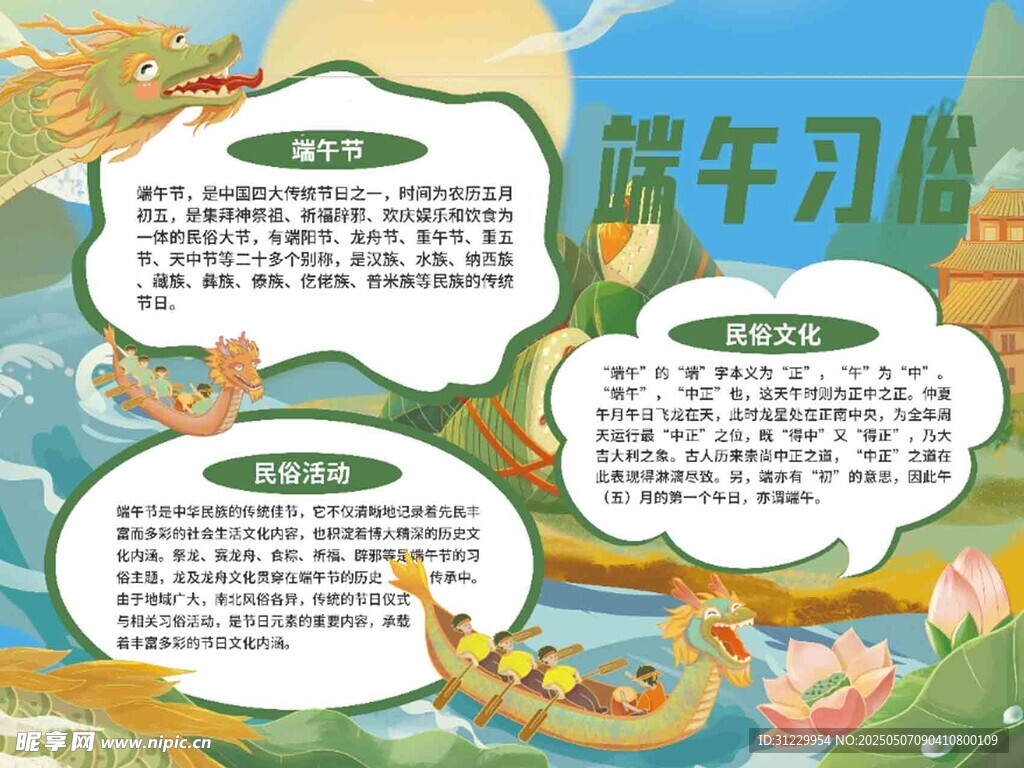 端午手抄报 