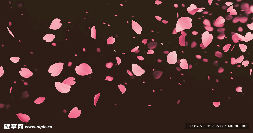 粉色花瓣