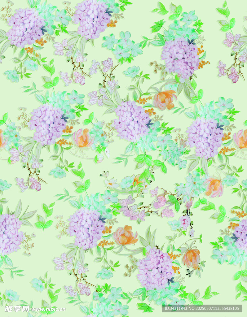 手绘花