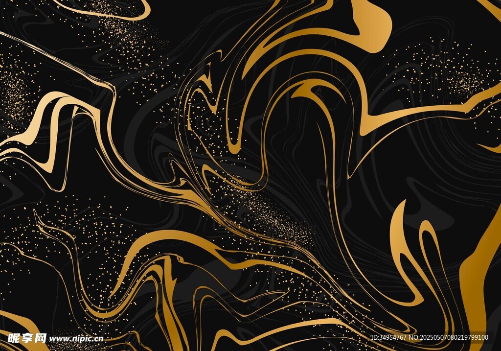 时尚流体创意线条背景