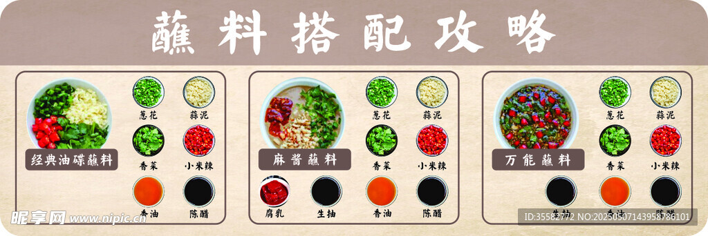 蘸料搭配攻略