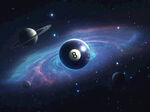 宇宙中的神秘台球星球