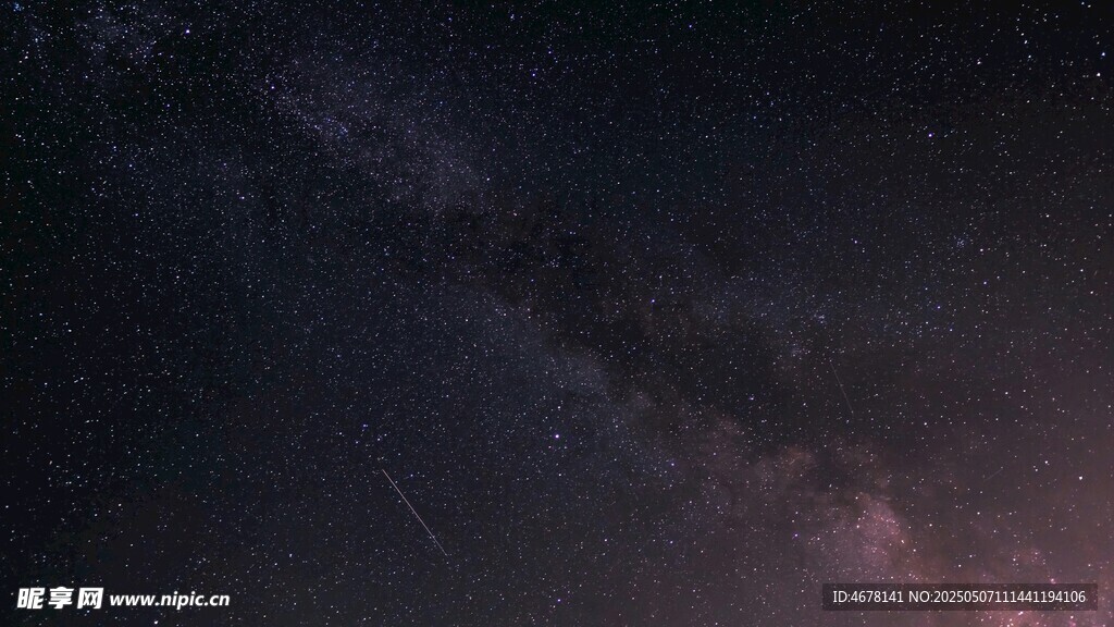 璀璨星空下的梦幻银河
