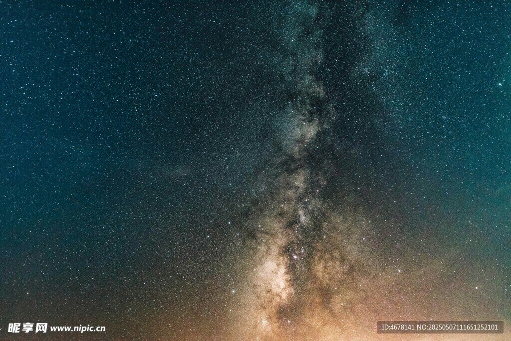 璀璨星空下的梦幻银河