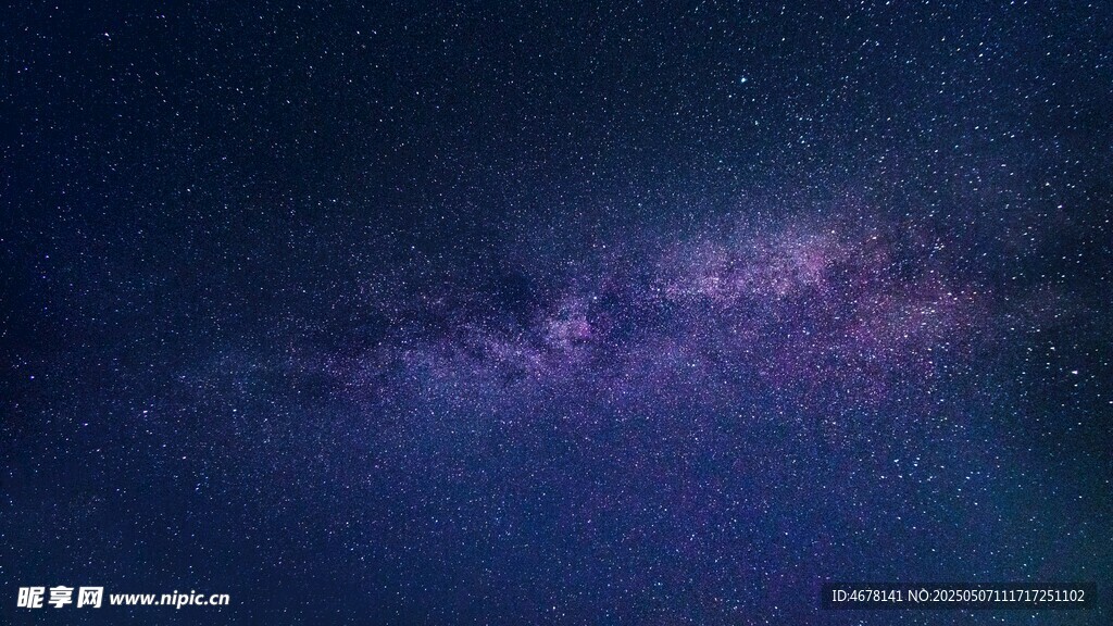 梦幻星空银河美景