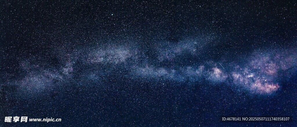 璀璨星空银河壮丽景象