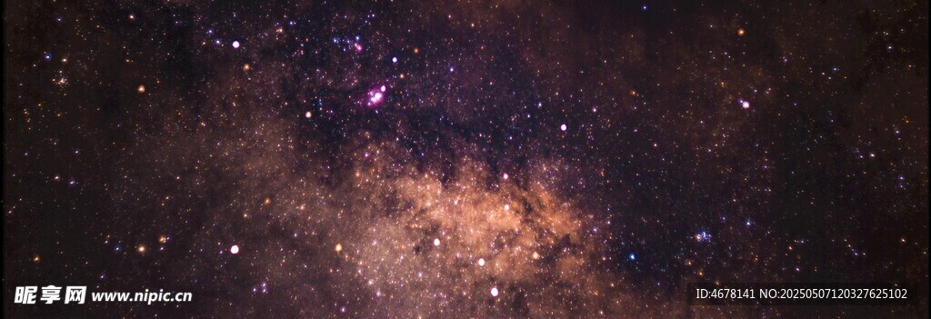 璀璨星空宇宙壮丽景象