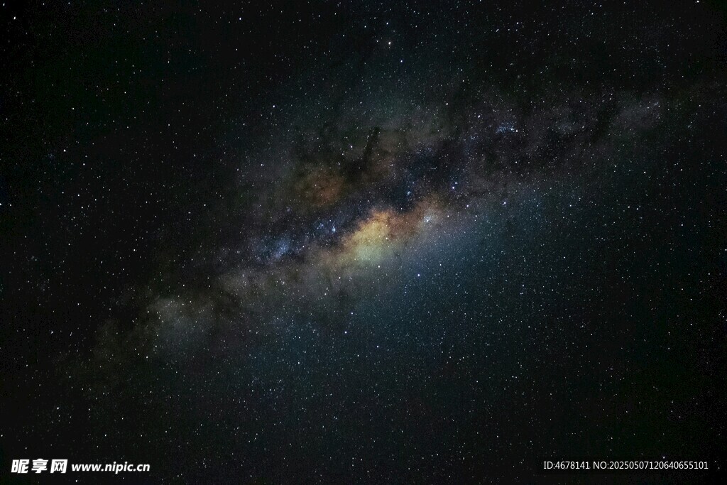 璀璨星河夜空美景