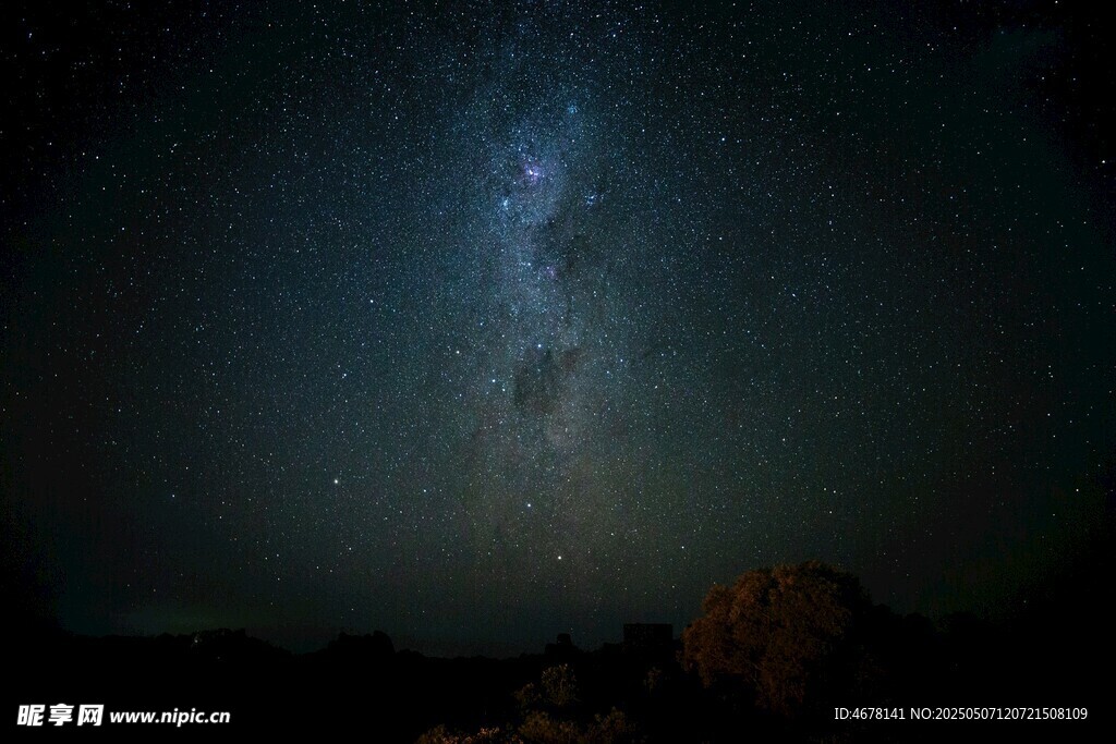 璀璨星空下的神秘宇宙