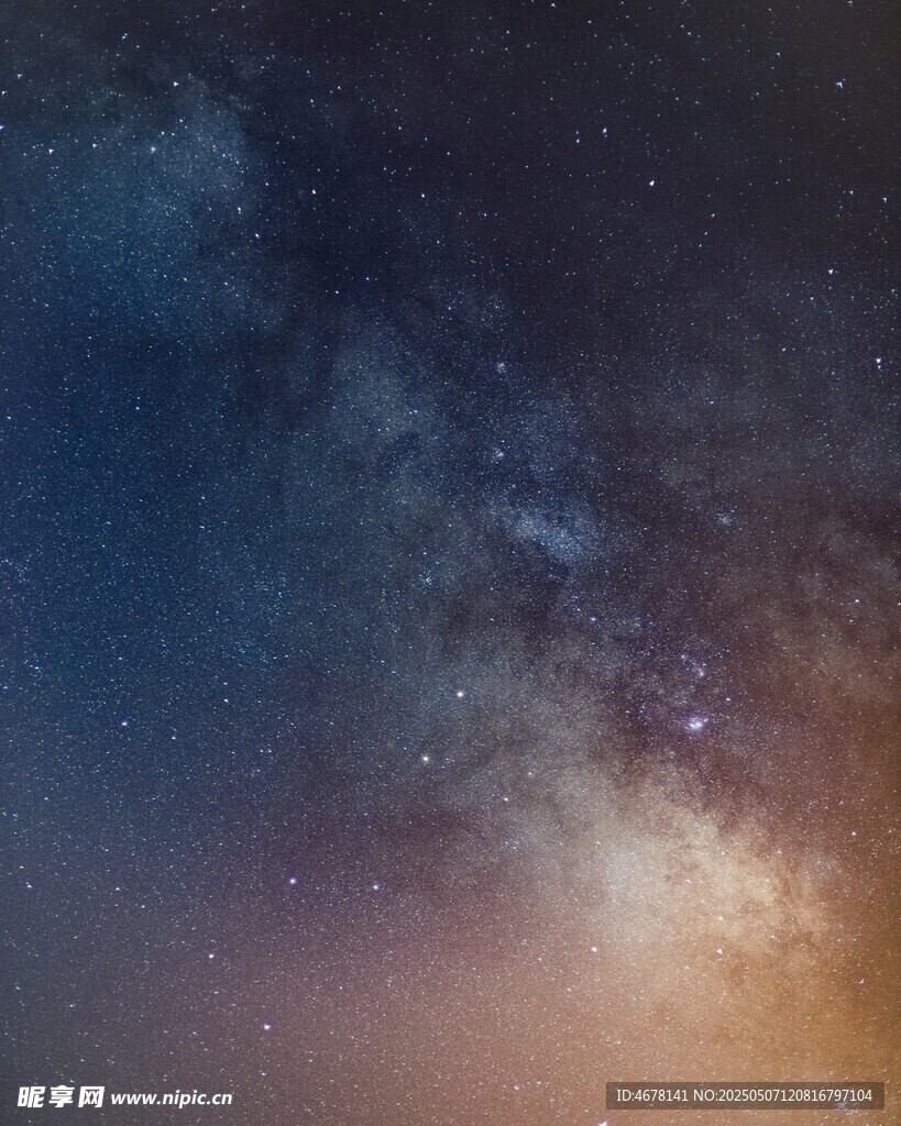 璀璨星空下的梦幻宇宙景象
