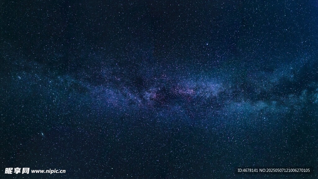 璀璨星空下的梦幻银河