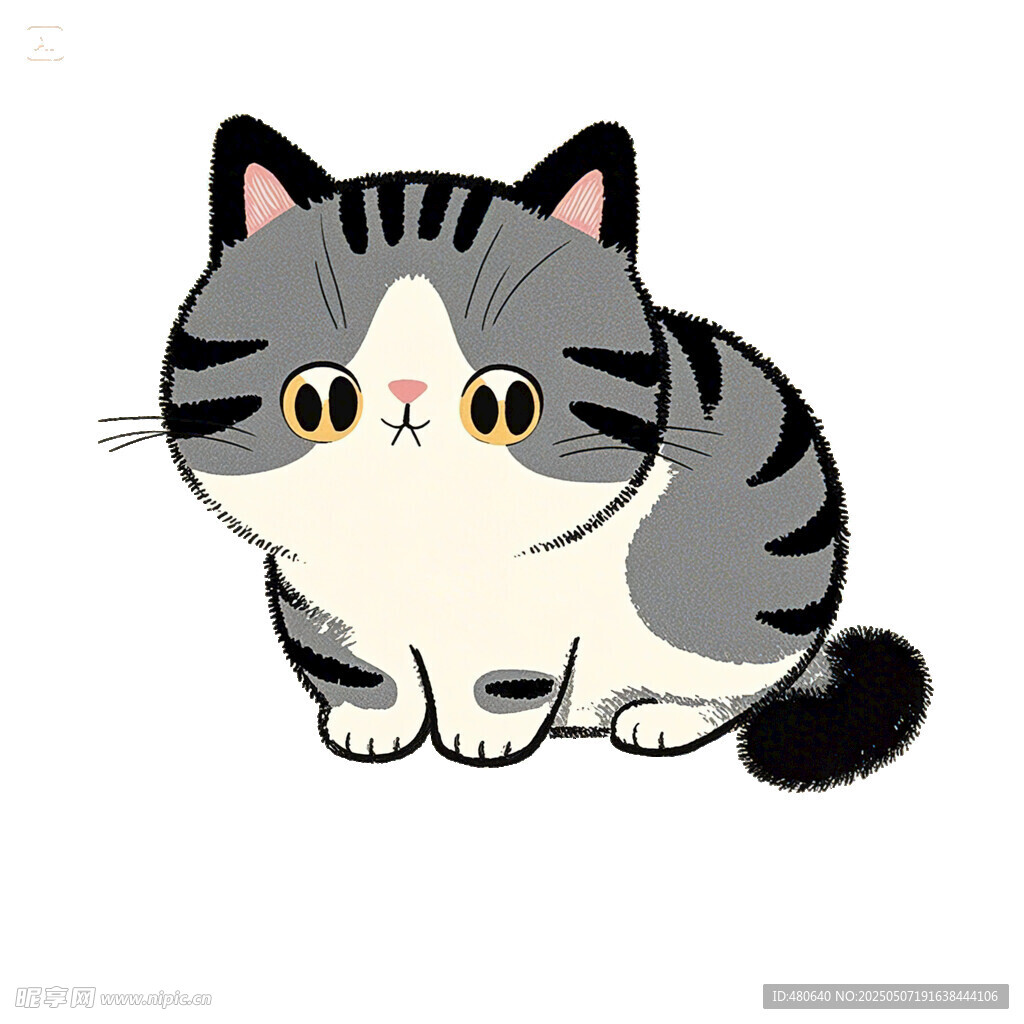 猫咪卡通画图片