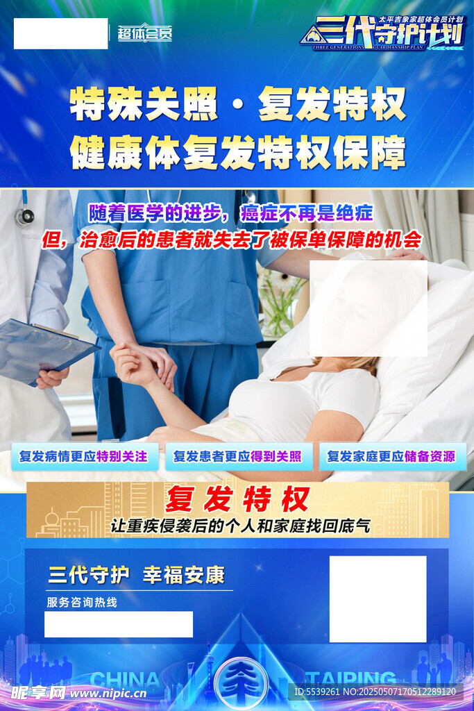 医保惠民政策宣传海报