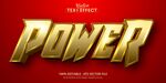 金色POWER文字背景图