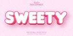 甜美立体字SWEETY展示