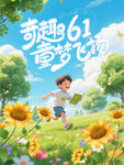 童趣六一海报