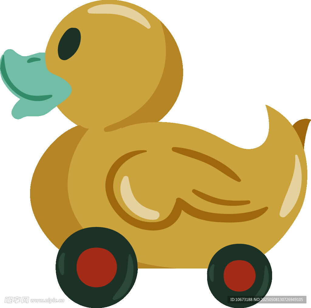 黄色小鸭玩具车