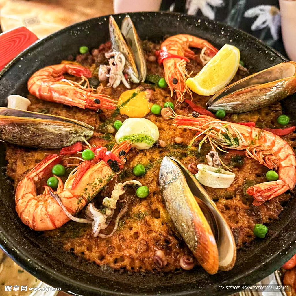 海鲜饭美食