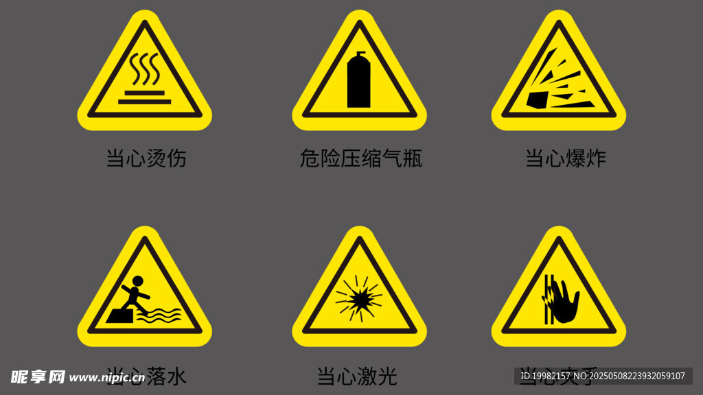 常见警示交通标志集合
