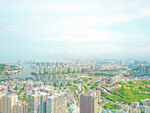 城市天际线俯瞰美丽景观