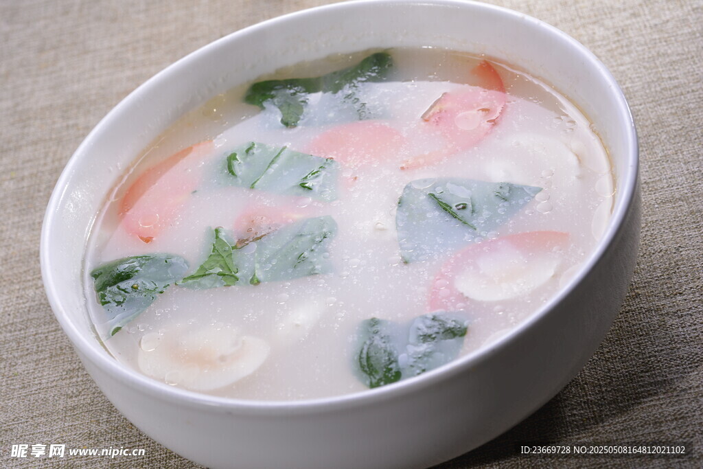 蔬菜虾仁汤