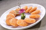 芝麻香酥南瓜饼