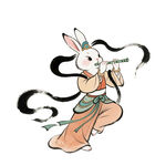 敦煌飞天兔子
