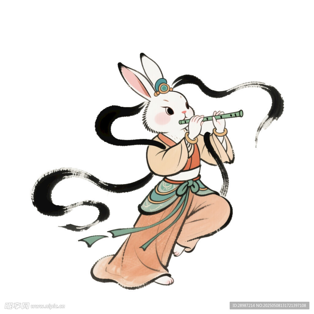敦煌飞天兔子