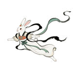 敦煌飞天兔子