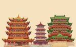 古典楼阁建筑景观
