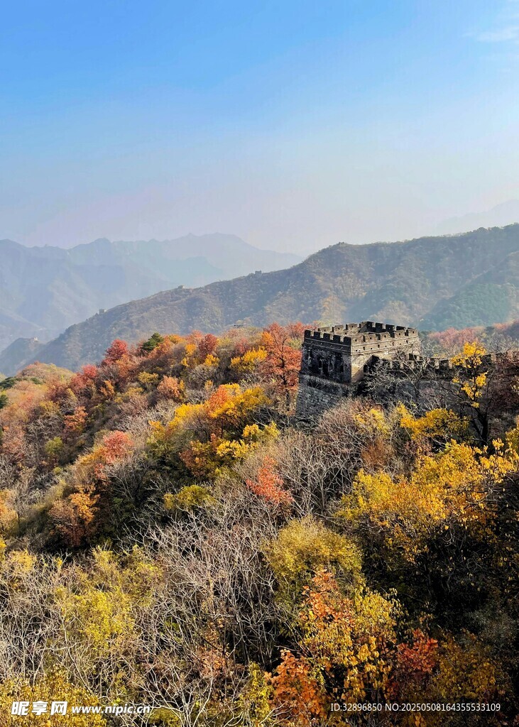 秋日长城美景