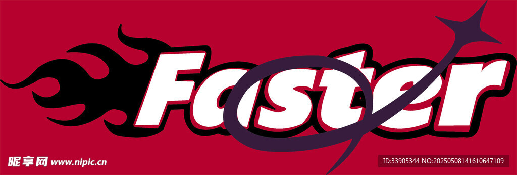 Faster标志设计
