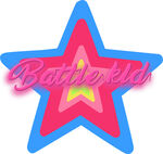 彩色五角星图案 Batgirl