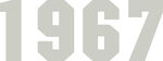 1967年份数字展示