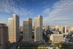 城市高楼景观俯瞰图
