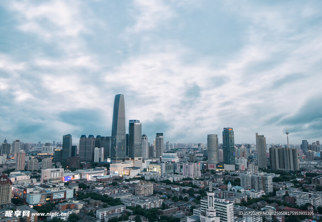 都市天际线 繁华城市景观