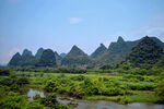 秀丽山水田园风光图景