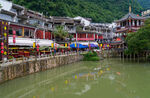 古色古香的水乡建筑景观