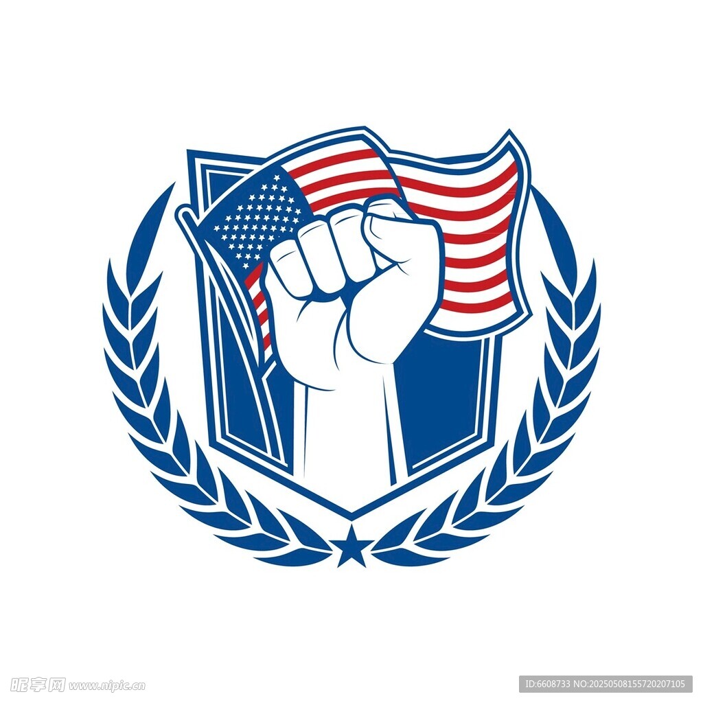 美国力量象征标志设计