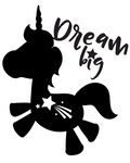 梦幻独角兽剪影