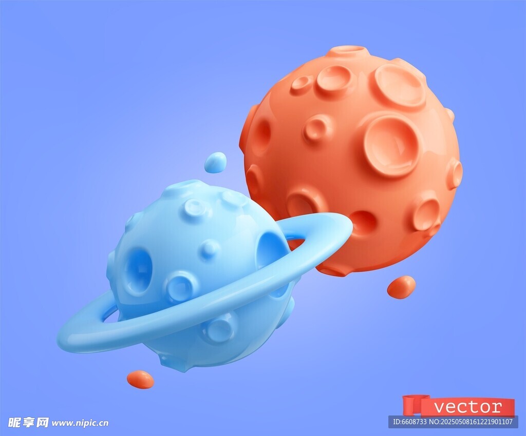 梦幻星球插画
