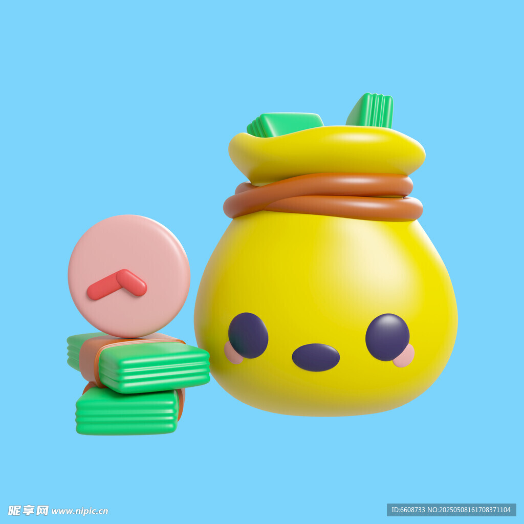 可爱金币袋与道具组合